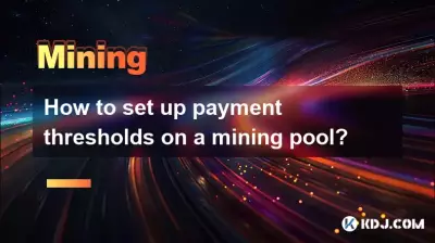 Wie richtet man Zahlungsschwellen für einen Mining-Pool ein?