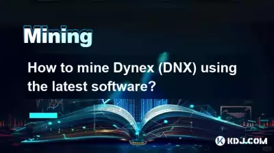 Wie schürfe ich Dynex (DNX) mit der neuesten Software?