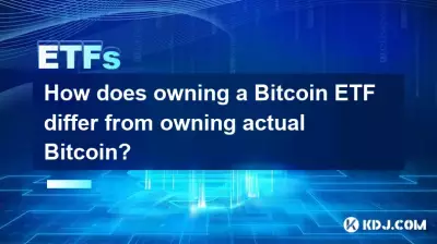 En quoi la possession d'un ETF Bitcoin diffère-t-elle de la possession d'un Bitcoin réel ?