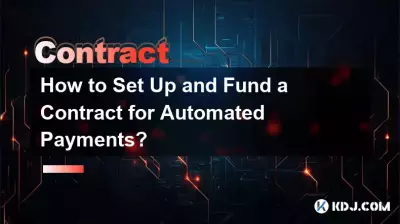 Wie kann ich einen Vertrag für automatisierte Zahlungen abschließen und finanzieren?