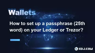 Comment configurer une phrase secrète (25ème mot) sur votre Ledger ou Trezor ?