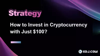 Comment investir dans la crypto-monnaie avec seulement 100 $ ?