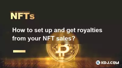 NFT 판매를 설정하고 로열티를 받는 방법은 무엇입니까?