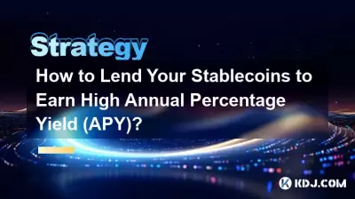 Comment prêter vos Stablecoins pour obtenir un pourcentage de rendement annuel élevé (APY) ?