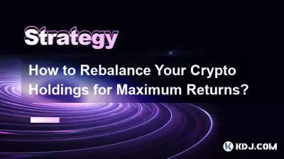 Comment rééquilibrer vos avoirs cryptographiques pour des rendements optimaux ?