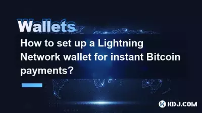 如何設置閃電網絡錢包進行即時 Bitcoin 付款？