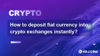 Wie kann man Fiat-Währung sofort in Krypto-Börsen einzahlen?