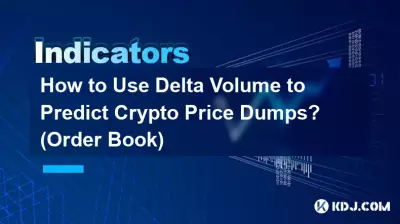How to Use Delta Volume to Predict Crypto Price Dumps? (Order Book)