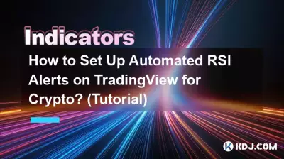 How to Set Up Automated RSI Alerts on TradingView for Crypto? (Tutorial)