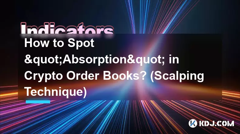 如何發現加密貨幣訂單簿中的“吸收”？ （倒賣技術）