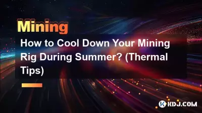 Comment refroidir votre plate-forme minière pendant l'été ? (Conseils thermiques)