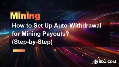 Wie richte ich die automatische Auszahlung für Mining-Auszahlungen ein? (Schritt für Schritt) Wie richte ich die automatische Auszahlung für Mining-Auszahlungen ein? (Schritt für Schritt)