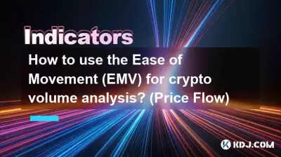 Wie nutzt man Ease of Movement (EMV) für die Krypto-Volumenanalyse? (Preisverlauf)