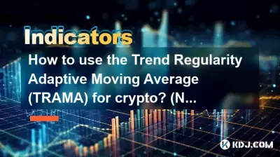 Comment utiliser la moyenne mobile adaptative de régularité de tendance (TRAMA) pour la cryptographie ? (Filtre de bruit)
