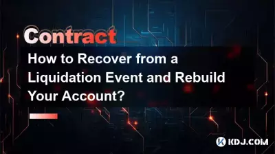 How to Recover from a Liquidation Event and Rebuild Your Account?