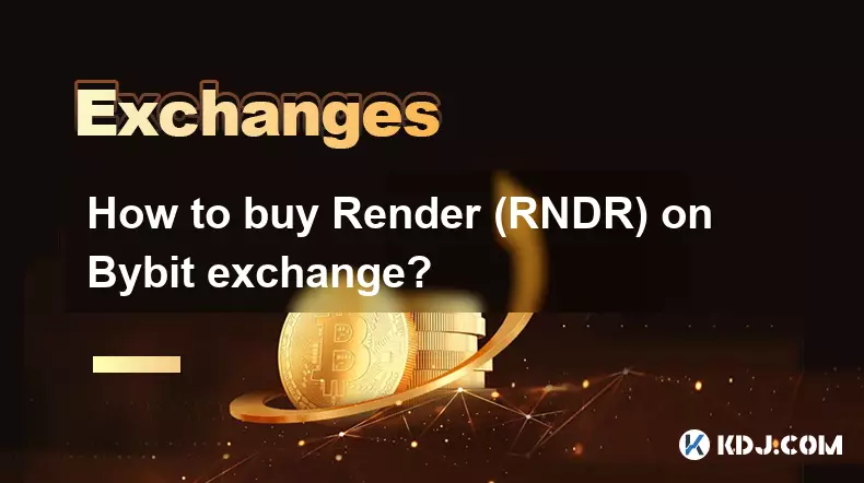 Bybit 거래소에서 렌더(RNDR)를 구매하는 방법은 무엇인가요?