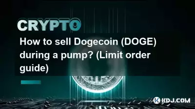 Wie verkaufe ich DOGECoins (Doge) während einer Pumpe? (Limit-Order-Leitfaden)