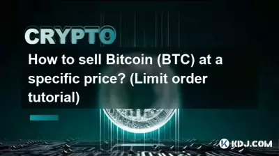 Wie verkaufe ich Bitcoin (BTC) zu einem bestimmten Preis? (Limit-Order-Tutorial)