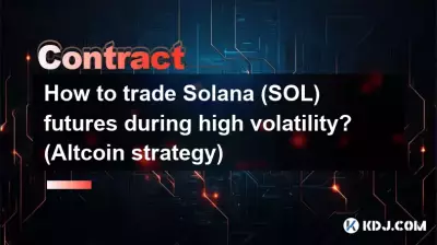 How to trade Solana (SOL) futures during high volatility? (Altcoin strategy)