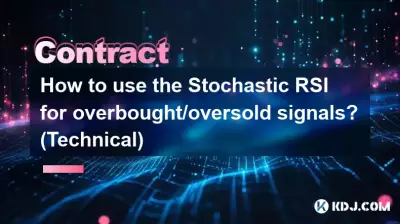 How to use the Stochastic RSI for overbought/oversold signals? (Technical)