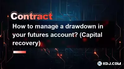 How to manage a drawdown in your futures account? (Capital recovery) How to manage a drawdown in your futures account? (Capital recovery)