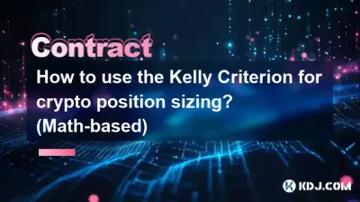 How to use the Kelly Criterion for crypto position sizing? (Math-based)