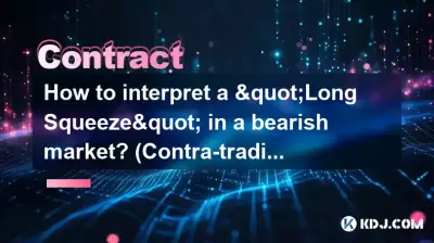 Wie ist ein „Long Squeeze“ in einem rückläufigen Markt zu interpretieren? (Gegenhandel)