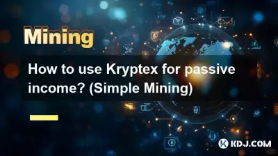 How to use Kryptex for passive income? (Simple Mining)