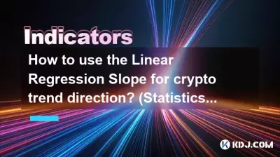 How to use the Linear Regression Slope for crypto trend direction? (Statistics) How to use the Linear Regression Slope for crypto trend direction? (Statistics)