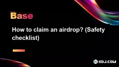 Comment réclamer un airdrop ? (Liste de contrôle de sécurité)
