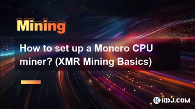 Wie richte ich einen Monero-CPU-Miner ein? (XMR-Mining-Grundlagen)