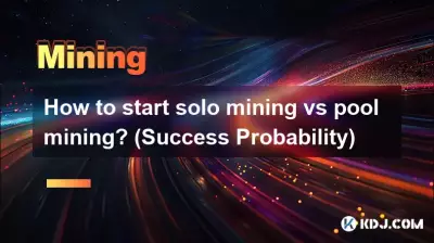 Comment démarrer le minage en solo ou en pool ? (Probabilité de succès)