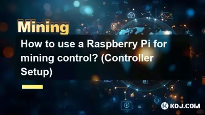 채굴 제어를 위해 Raspberry Pi를 사용하는 방법은 무엇입니까? (컨트롤러 설정)