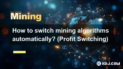 Comment changer automatiquement d’algorithme de minage ? (Changement de profit)
