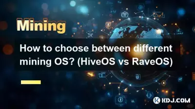 Wie kann man zwischen verschiedenen Mining-Betriebssystemen wählen? (HiveOS vs. RaveOS)