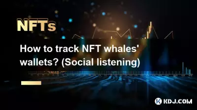 Wie kann man die Wallets von NFT-Walen verfolgen? (Social Listening) Wie kann man die Wallets von NFT-Walen verfolgen? (Social Listening)