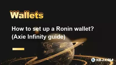 如何设置Ronin钱包？ （Axie Infinity 指南）