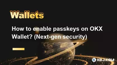 How to enable passkeys on OKX Wallet? (Next-gen security)