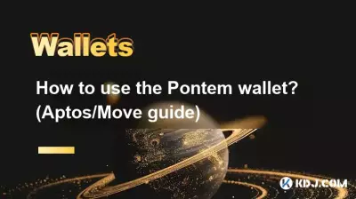 Pontem 지갑을 사용하는 방법은 무엇입니까? (압토스/무브가이드) Pontem 지갑을 사용하는 방법은 무엇입니까? (압토스/무브가이드)