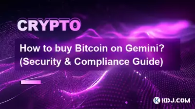 How to buy Bitcoin on Gemini? (Security & Compliance Guide)
