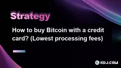 Wie kaufe ich Bitcoin mit einer Kreditkarte? (Niedrigste Bearbeitungsgebühren) Wie kaufe ich Bitcoin mit einer Kreditkarte? (Niedrigste Bearbeitungsgebühren)
