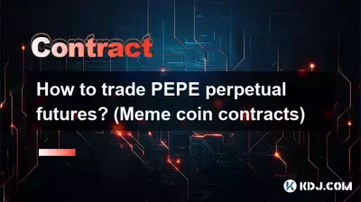 How to trade PEPE perpetual futures? (Meme coin contracts)