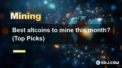 Les meilleurs altcoins à exploiter ce mois-ci ? (Meilleurs choix)