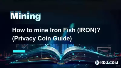如何开采铁鱼（IRON）？ （隐私币指南）