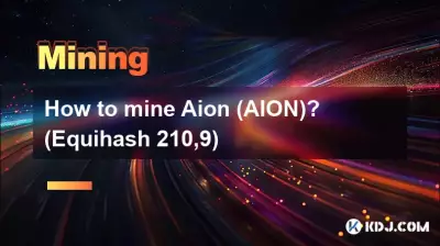 Comment exploiter Aion (AION) ? (Equihash 210,9)