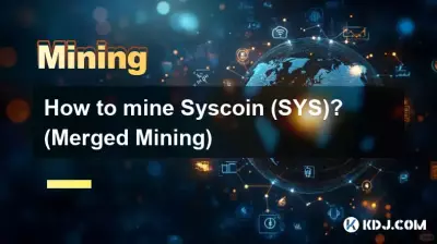 Comment miner du Syscoin (SYS) ? (Exploitation minière fusionnée)