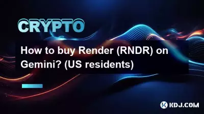 How to buy Render (RNDR) on Gemini? (US residents) How to buy Render (RNDR) on Gemini? (US residents)