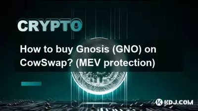 How to buy Gnosis (GNO) on CowSwap? (MEV protection) How to buy Gnosis (GNO) on CowSwap? (MEV protection)