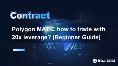 Polygon MATIC 20倍のレバレッジで取引するにはどうすればよいですか? (初心者ガイド)