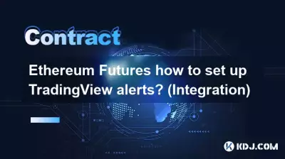 Ethereum Futures how to set up TradingView alerts? (Integration)